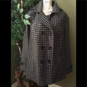 Vintage Grey/Black Checkered Jacket